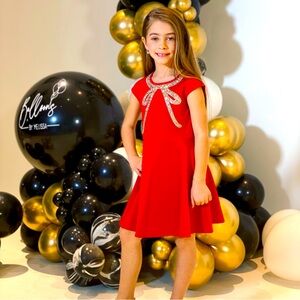 Christmas Red Dress with a little frosting ❤️🎄🎁🎅